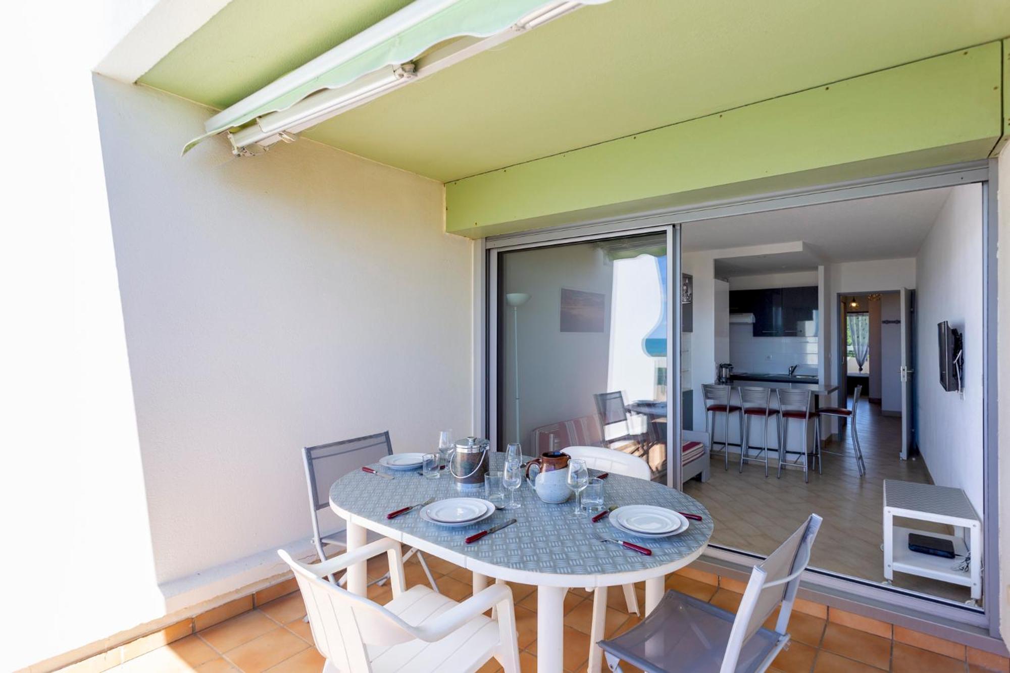 Chez Fabienne - Superbe Appartement Avec Vue Sur La Mer Et Parking لا غراند موت المظهر الخارجي الصورة